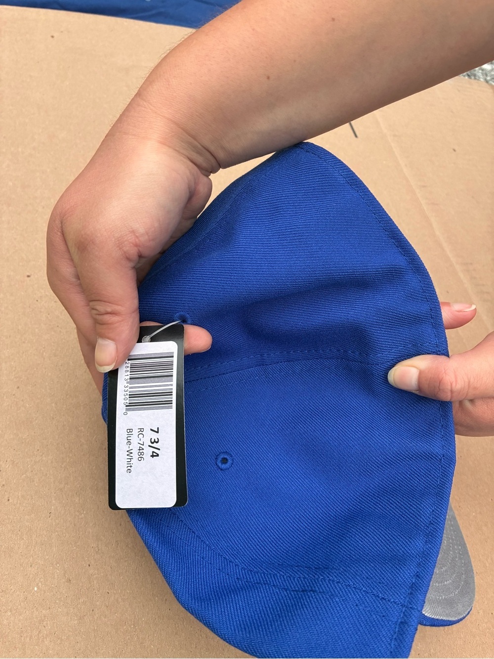 New Era Royal Blue Reigning Champ 59FIFTY Fitted Hat - Picture 2 of 3